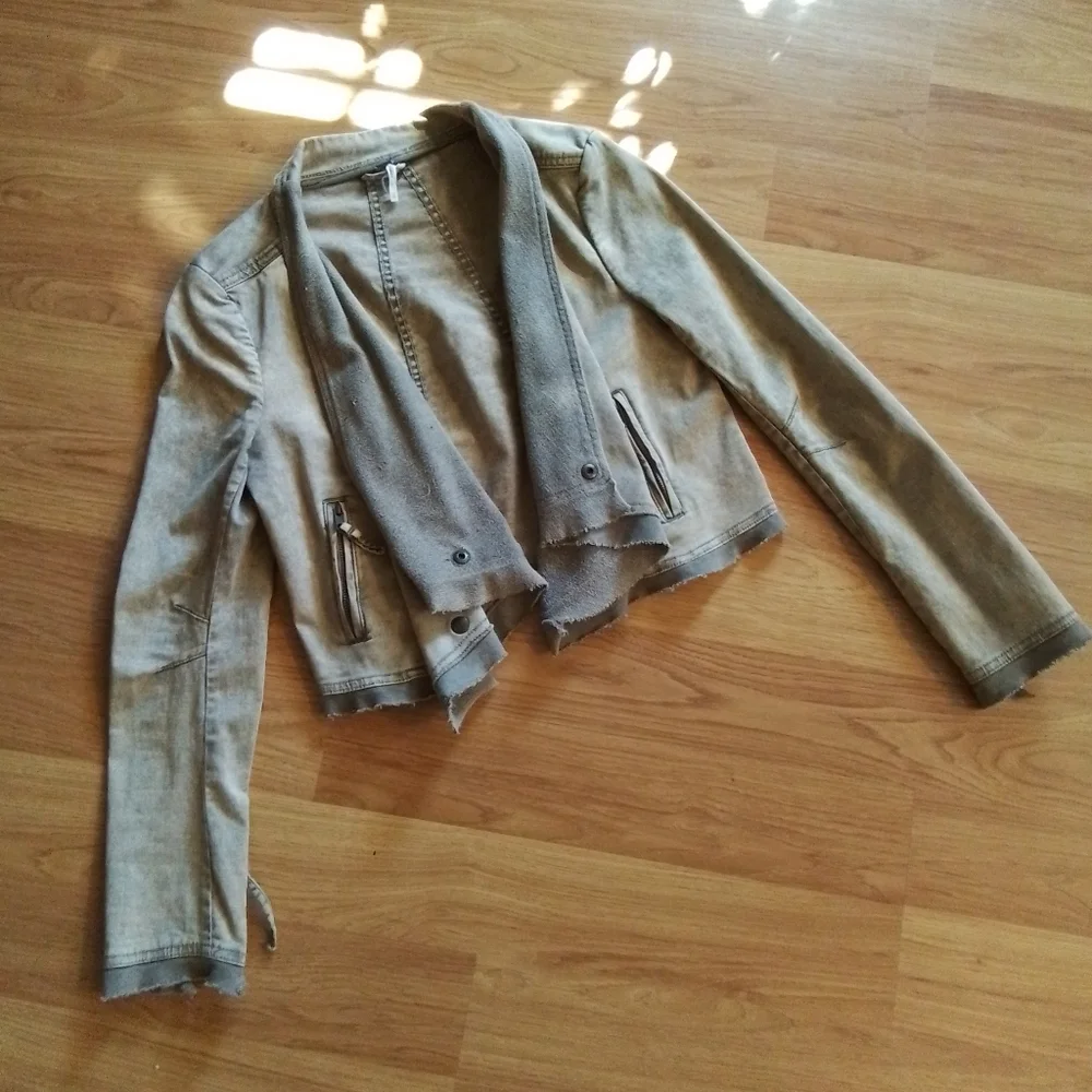 Free People Collapsing Twill Jacket